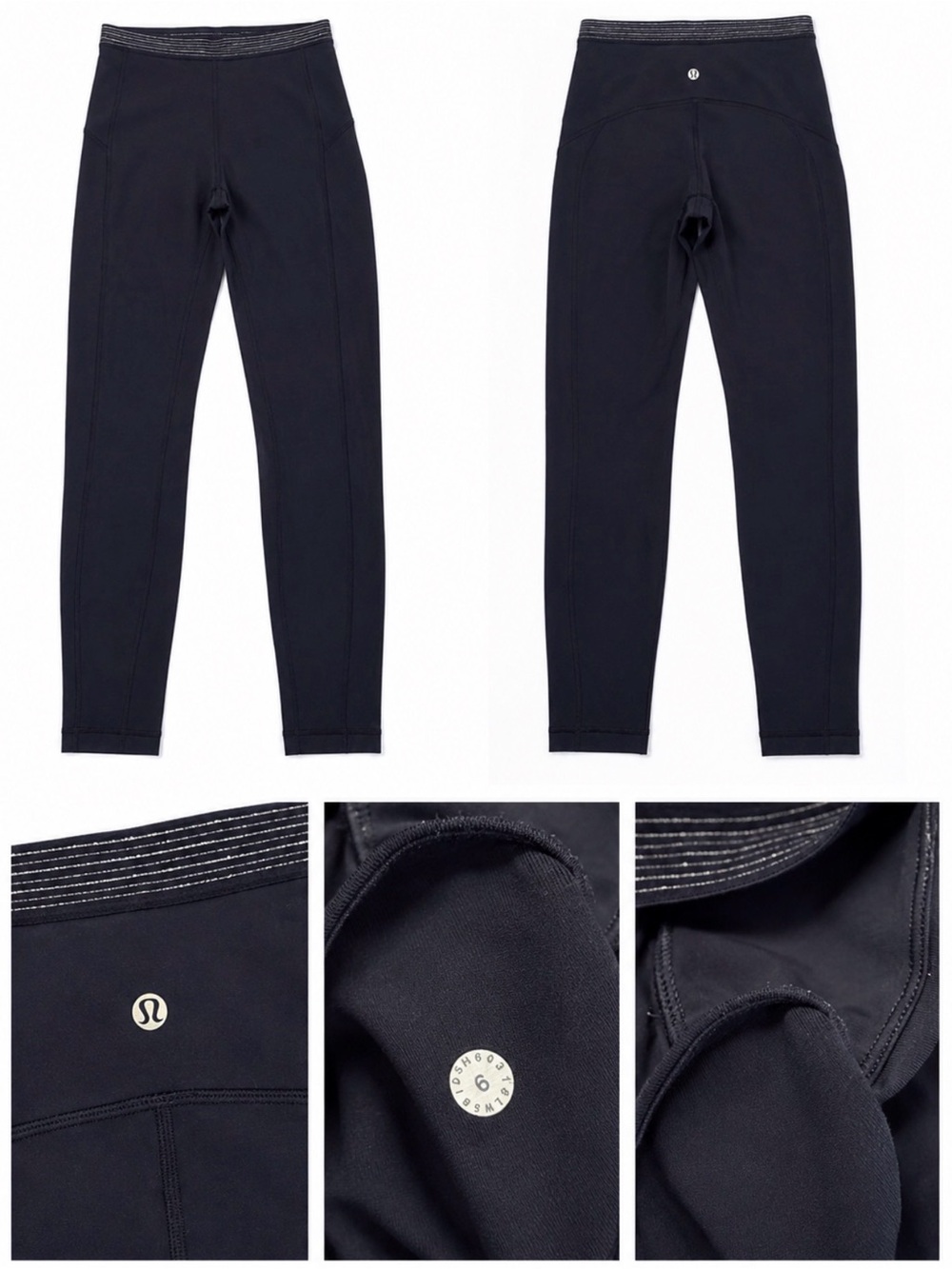 lululemon athletica Black High-Rise Leggings